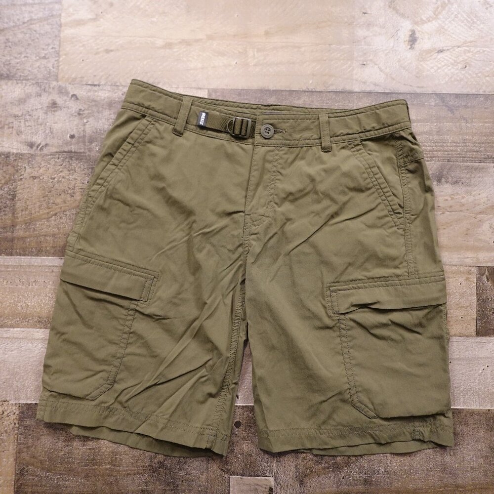 REI Co-op Cargo Shorts Women’s Size 6 Olive‎ Green 9” Inseam Hiking Outdoor